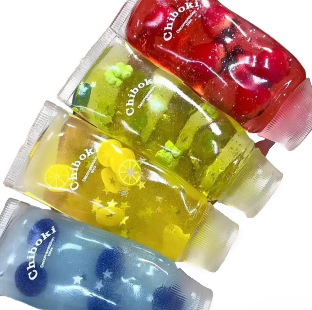 Chiboki fruit jelly gel squishy fidget toy for kids