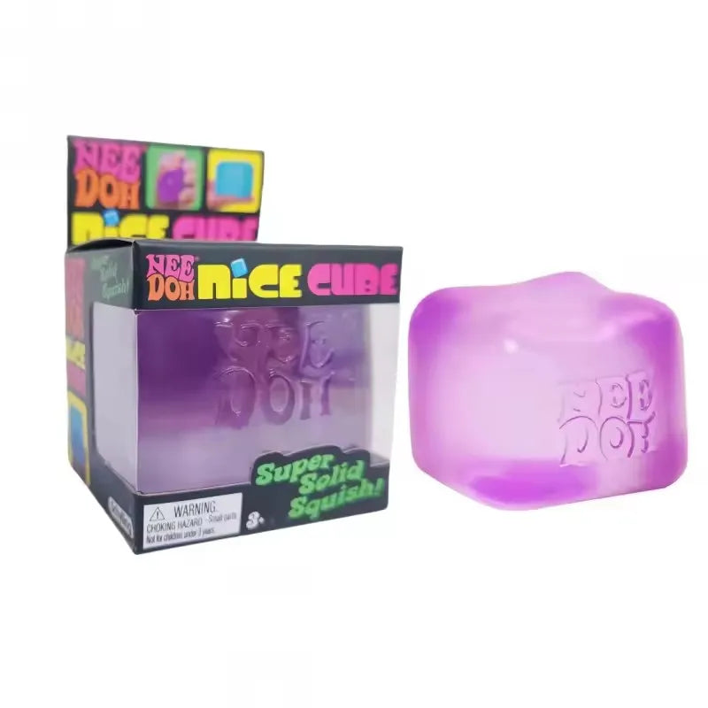 Nee Doh jellyfish cube jelly squishy fidget toy for kids