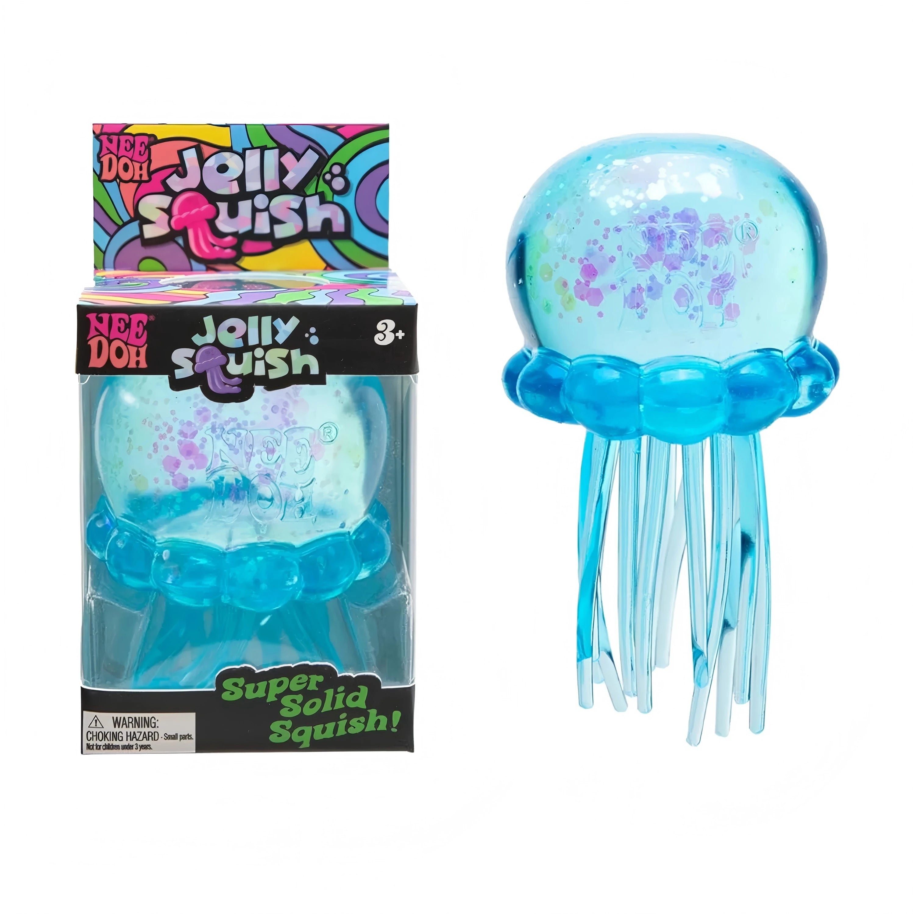 Nee Doh jellyfish cube jelly squishy fidget toy for kids