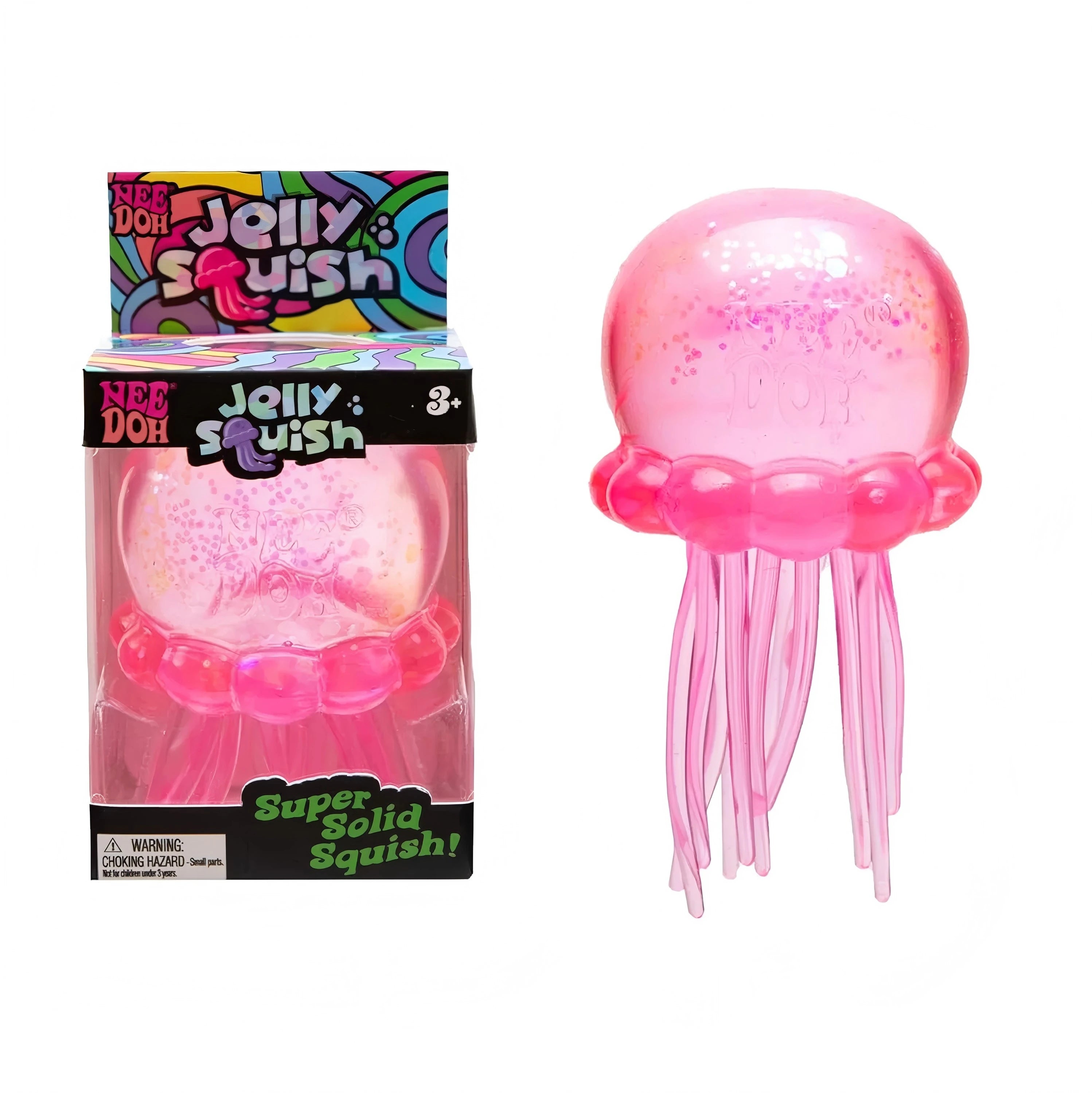 Nee Doh jellyfish cube jelly squishy fidget toy for kids