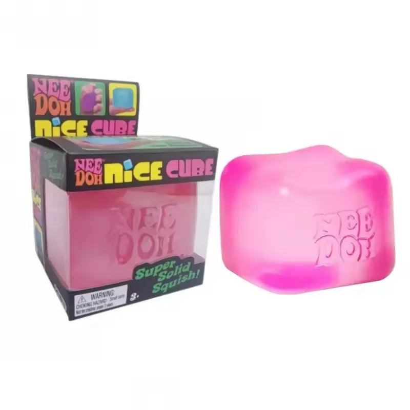 Nee Doh jellyfish cube jelly squishy fidget toy for kids