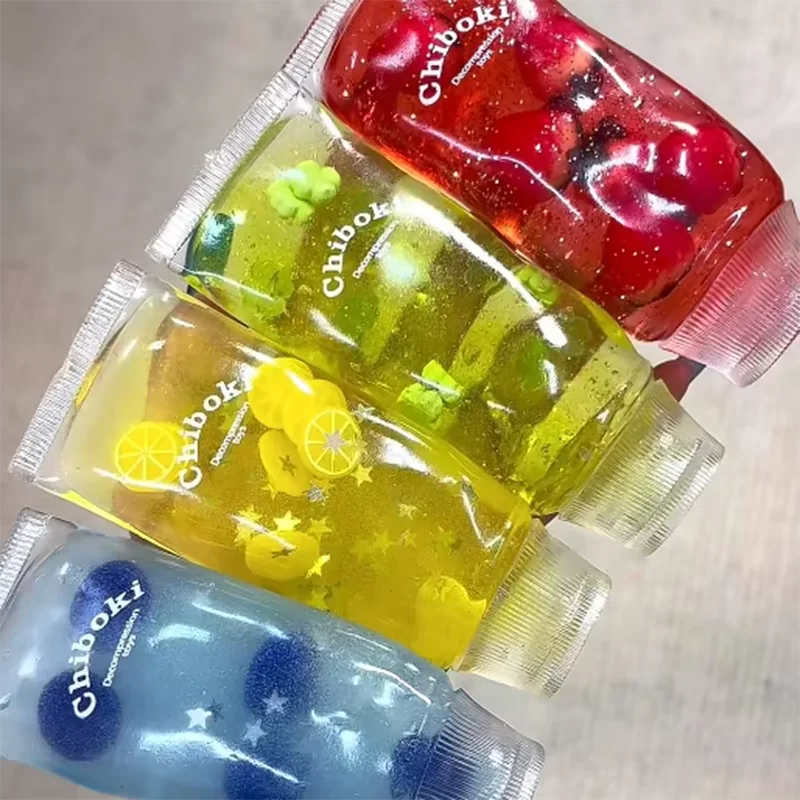 Chiboki fruit jelly gel squishy fidget toy for kids